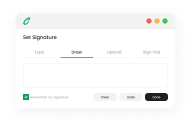 Signing documents